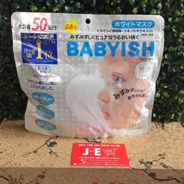 Review mặt nạ Babyish Nhật Bản