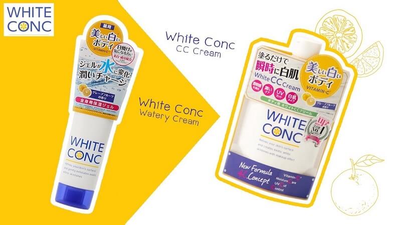 Review sữa dưỡng thể trắng da White Conc Body CC Cream