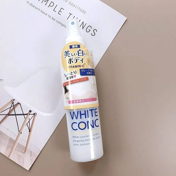 Review Xịt dưỡng da White Conc Body Lotion