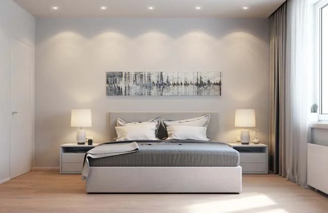 Thiết kế phòng ngủ với tông màu hài hòa