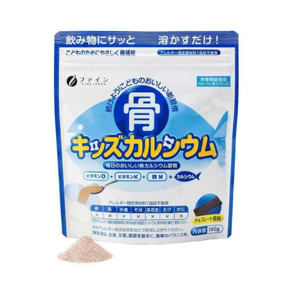 Combo Canxi cá Tuyết Fine Bone's Calcium for Kids 140g hỗ trợ phát triển chiều cao cho trẻ 9 Review canxi cá tuyết