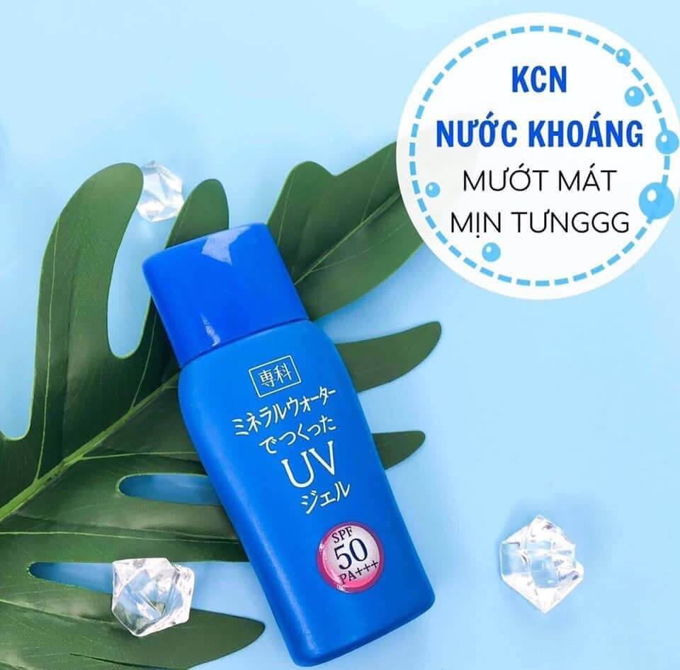 Review kem chống nắng shiseido mineral water senka spf 50 pa+++