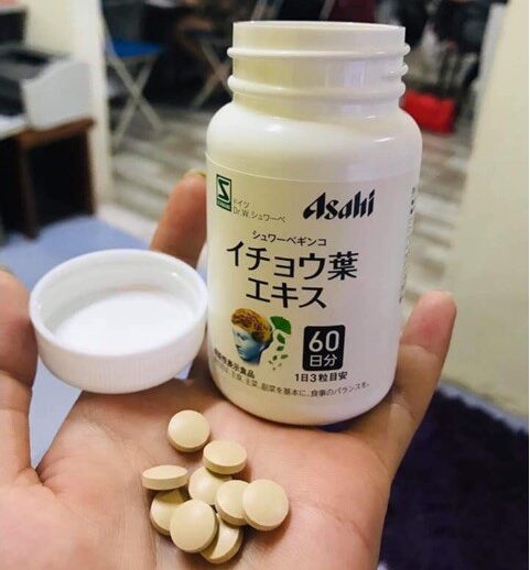 Viên uống hoạt huyết dưỡng não Asahi Nhật Bản 90 viên (hỗ trợ tiền đình) 7 Viên uống hoạt huyết dưỡng não Asahi Nhật Bản 90 viên (hỗ trợ tiền đình)