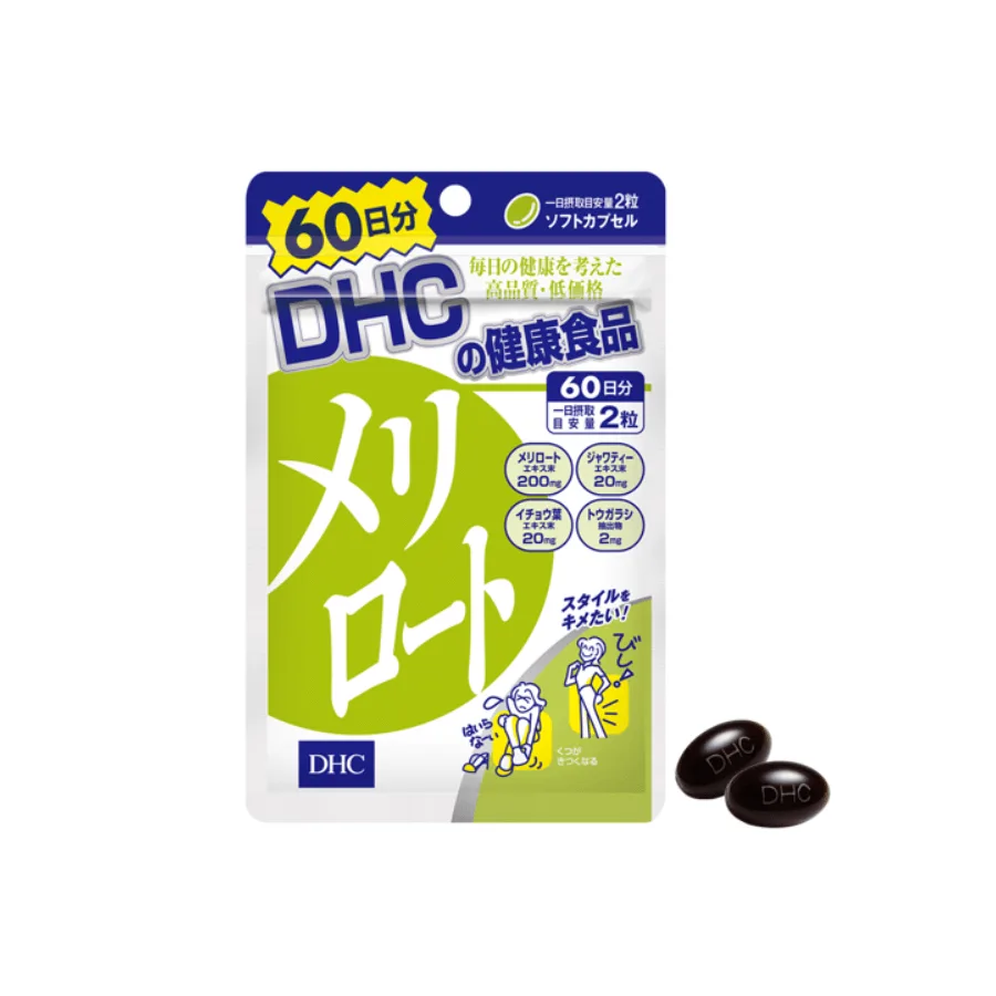 Viên uống thon đùi DHC Melilot Nhật Bản 60 ngày hỗ trợ cảm giác nhẹ nhàng cho vùng đùi