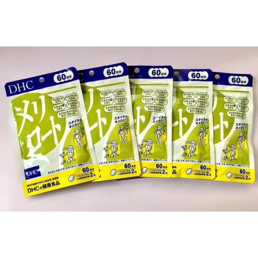 Viên uống thon đùi DHC Melilot Nhật Bản 60 ngày hỗ trợ cảm giác nhẹ nhàng cho vùng đùi - Ảnh 3