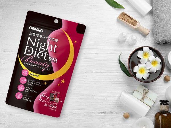 Trà giảm cân Night Diet collagen Nhật Bản