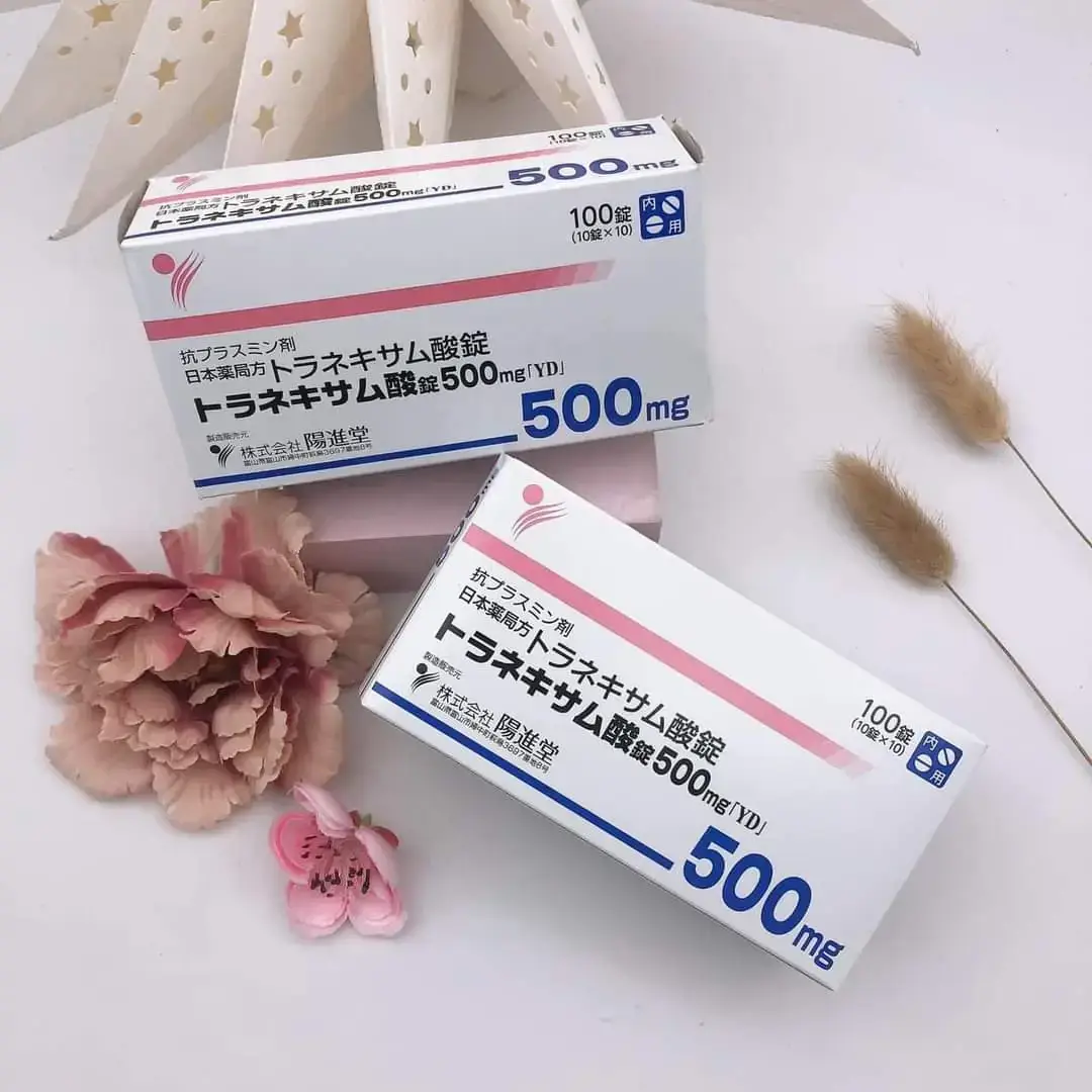 Viên Uống Hỗ Trợ Trị Nám Trắng Da Transamin 8 Viên Uống Hỗ Trợ Trị Nám Trắng Da Transamin