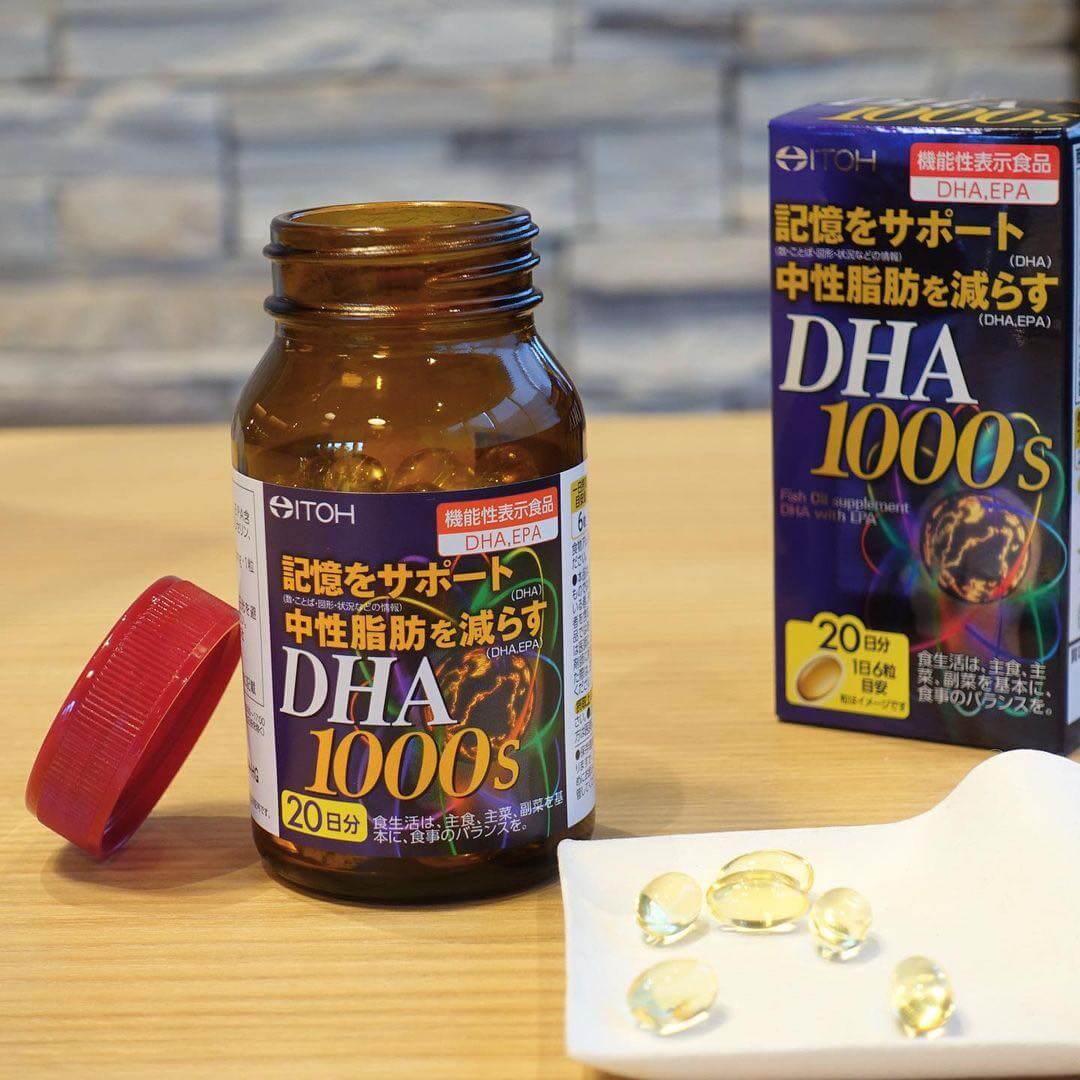 Viên uống DHA Itoh 1000 mg 120 viên Nhật Bản tăng cường trí nhớ người già 6 Viên uống DHA Itoh 1000 mg 120 viên Nhật Bản tăng cường trí nhớ người già