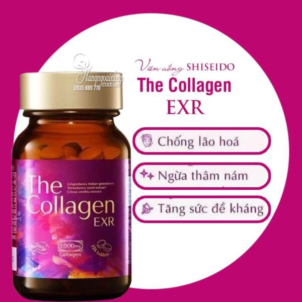 Viên uống Shiseido The Collagen EXR 126 viên chính hãng Nhật Bản
