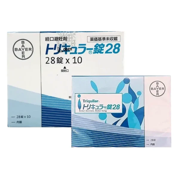 Viên uống tránh thai hàng ngày Triquilar Bayer của Nhật vỉ 28 viên