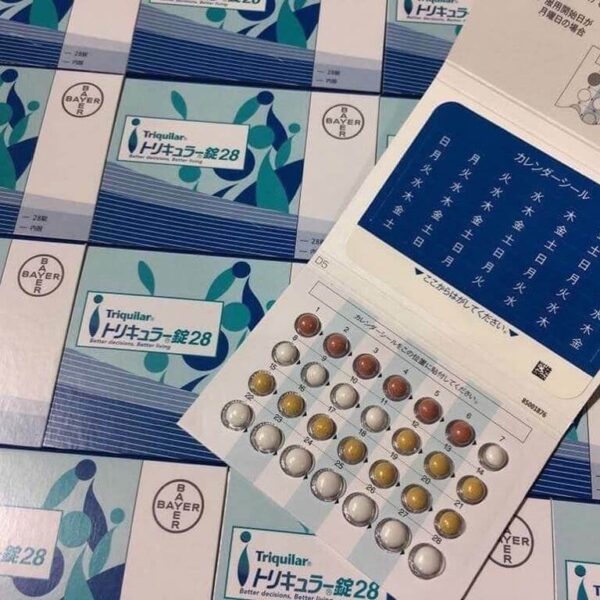Viên uống tránh thai hàng ngày Triquilar Bayer của Nhật vỉ 28 viên