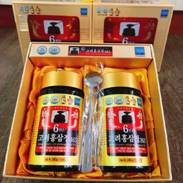 Cao Hồng Sâm 6 Năm 365 hộp 2 hũ Hàn Quốc ( 240gx2 hũ)