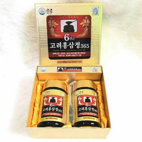 Cao Hồng Sâm 6 Năm 365 hộp 2 hũ Hàn Quốc ( 240gx2 hũ)