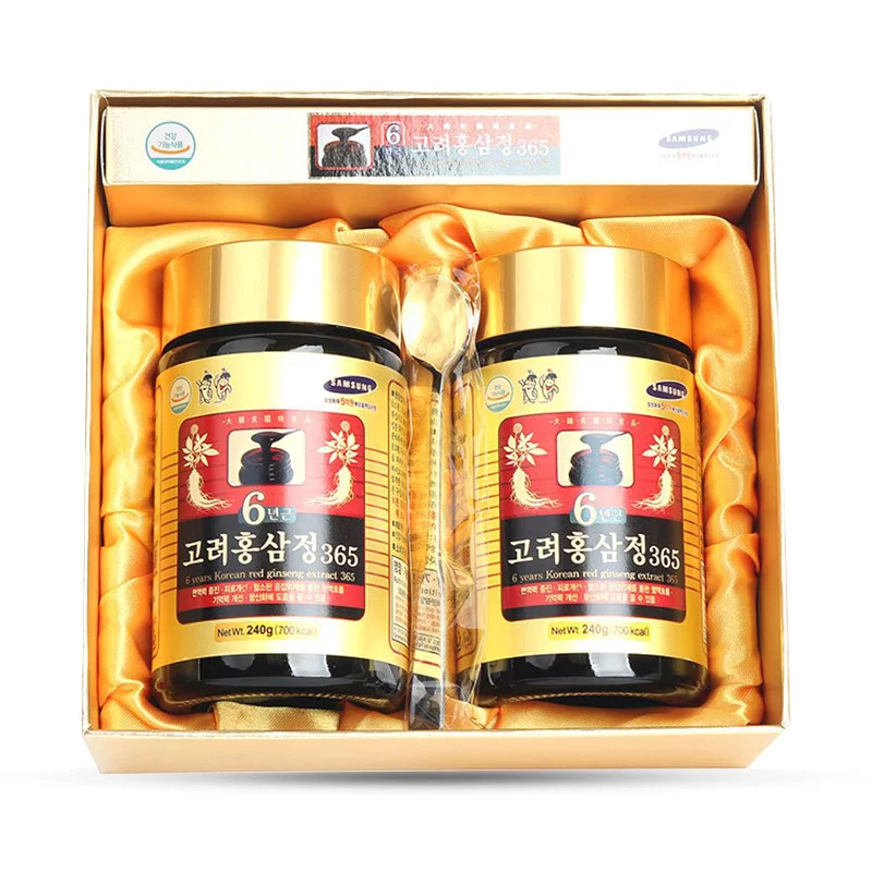 Cao Hồng Sâm 6 Năm 365 hộp 2 hũ Hàn Quốc ( 240gx2 hũ) 2 Cao Hồng Sâm 6 Năm 365 hộp 2 hũ Hàn Quốc ( 240gx2 hũ) - Ảnh 2