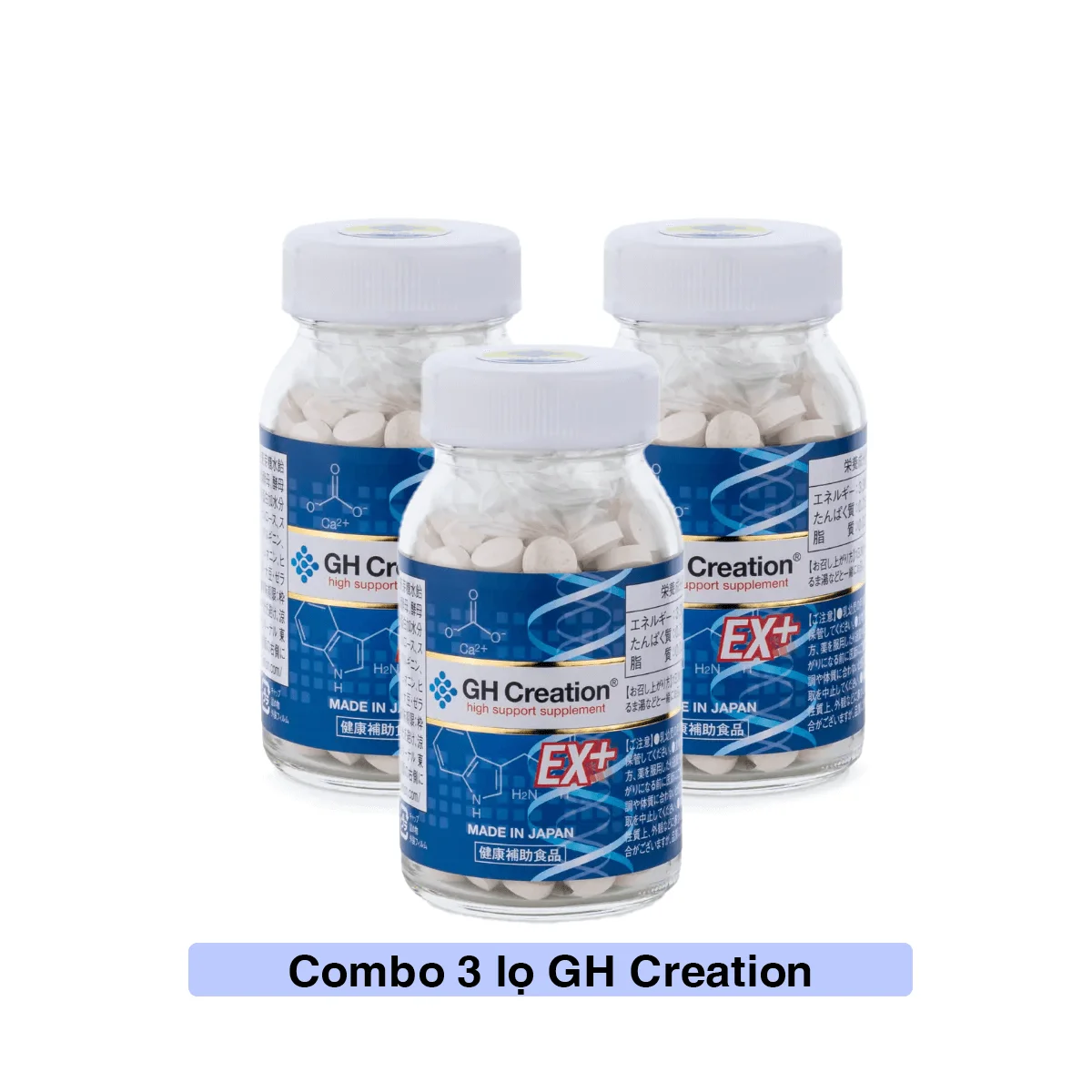 Combo 3 lọ GH Creation EX+ chính hãng Nhật Bản hỗ trợ phát triển chiều cao 1 Combo 3 lọ GH Creation EX+ chính hãng Nhật Bản hỗ trợ phát triển chiều cao