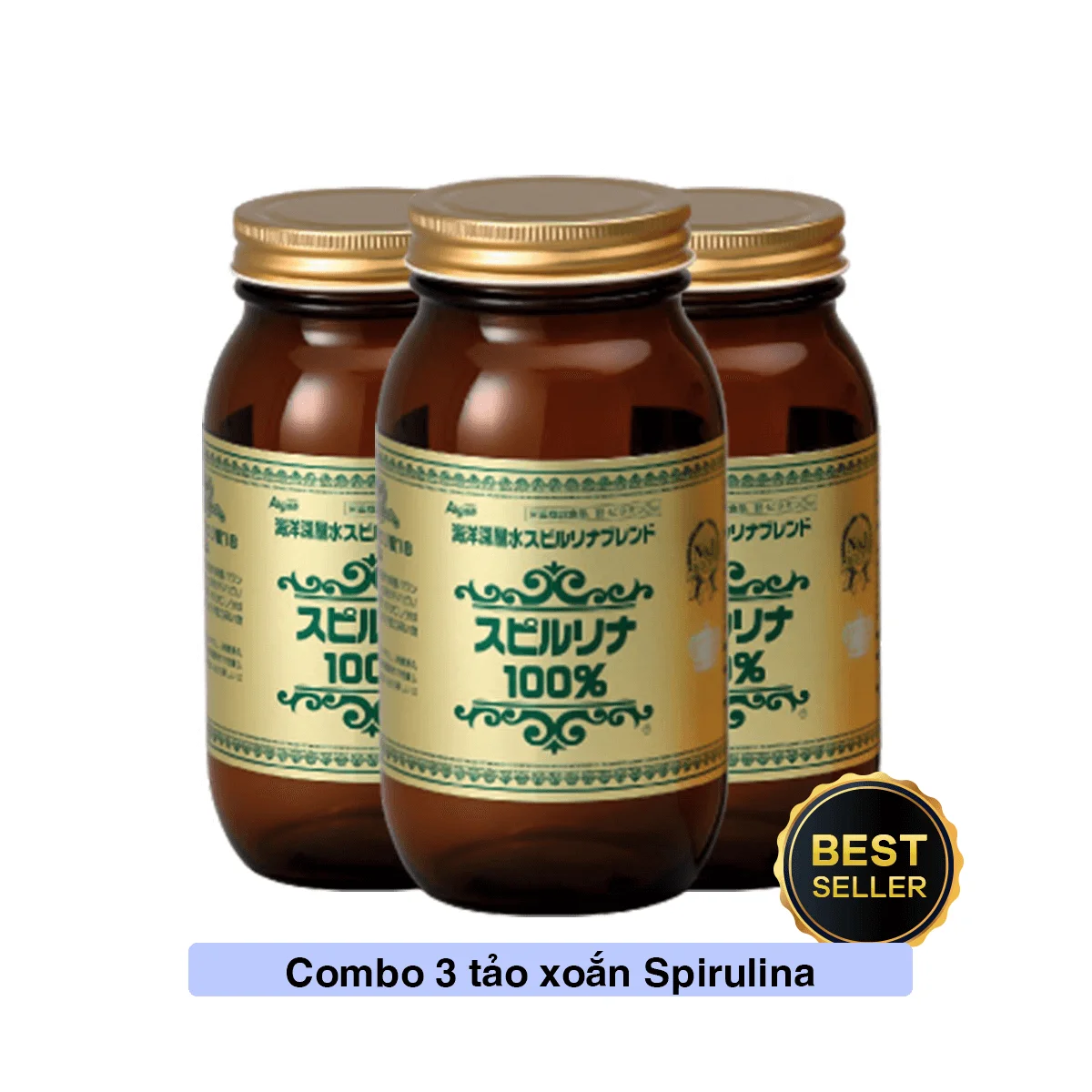Combo 3 Tảo xoắn đỏ Spirulina Nhật Bản hỗ trợ tăng cường sức khỏe