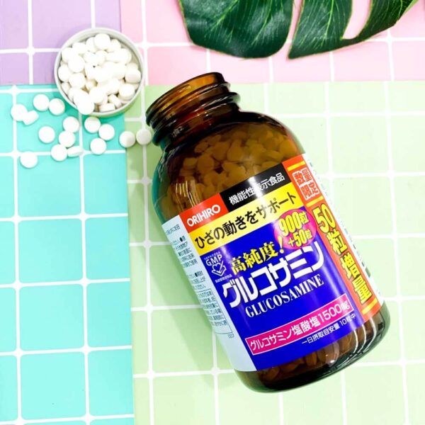 Viên uống Glucosamine Orihiro Nhật 1500mg 950 viên