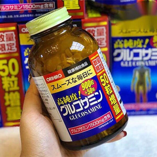 Viên uống Glucosamine Orihiro Nhật 1500mg 950 viên