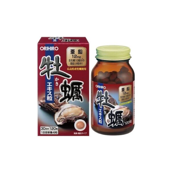 Viên uống Tinh Chất Hàu Tươi Orihiro 120 Viên Nhật Bản
