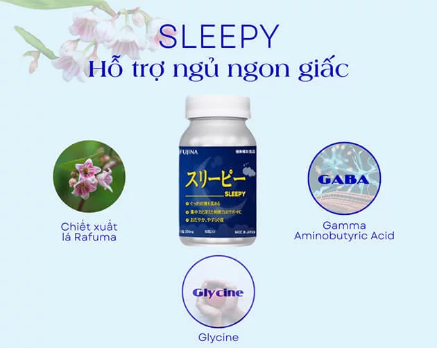 Viên ngủ ngon Sleepy Nhật Bản 80 viên