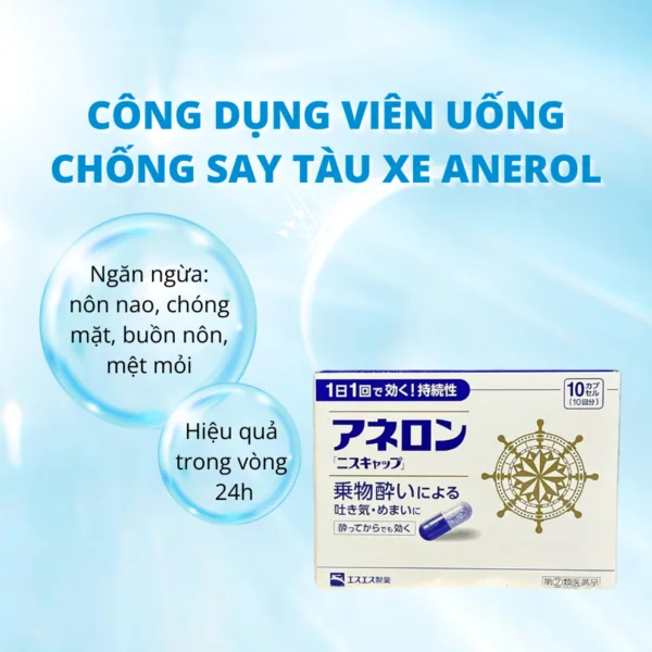 Viên uống say tàu xe Nhật Bản