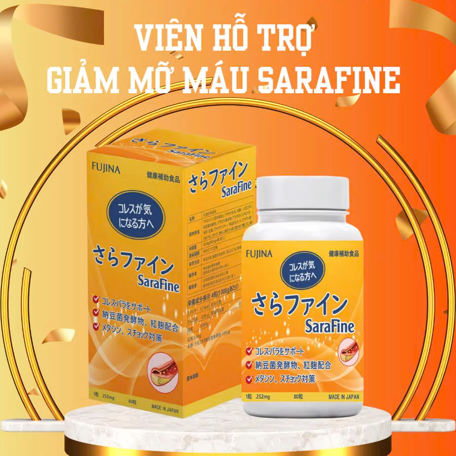 giảm mỡ máu sarafine
