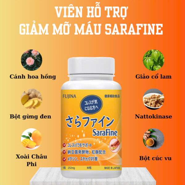 giảm mỡ máu sarafine