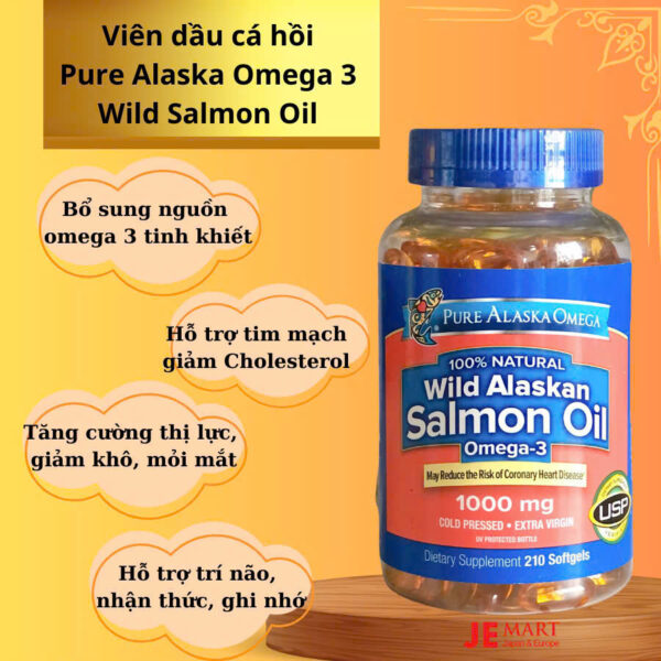 Dầu cá hồi Omega 3 Alaska