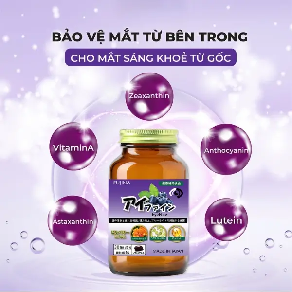 Viên uống bổ mắt EyeFine Fujina Nhật Bản 30 viên 4 mời quý khách ghé thăm jemart.com.vn để mua sản phẩm chính hãng