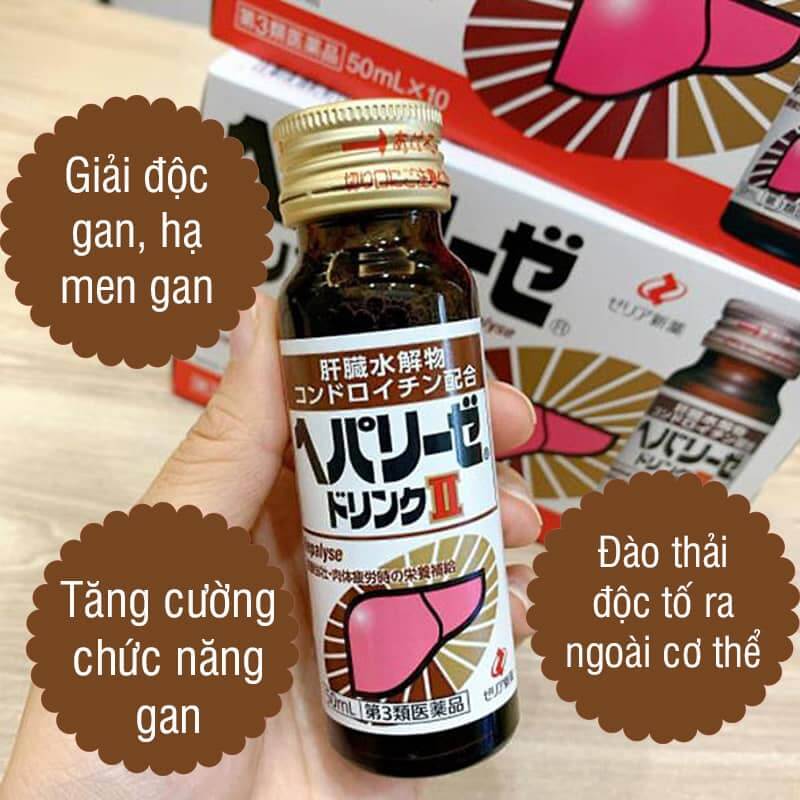 Nước uống bổ gan Hepalyse II Nhật Bản 4 Nước uống bổ gan Hepalyse II Nhật Bản - Ảnh 4