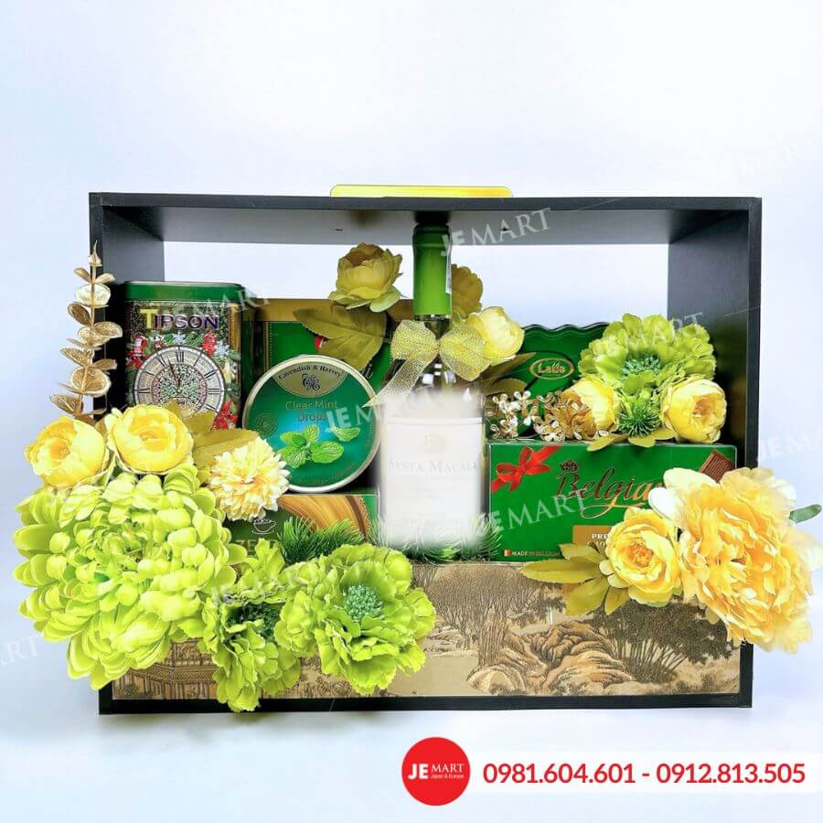 Giỏ quà Tết 2026 GQ261400 1 Giỏ quà Tết 2026 GQ261400