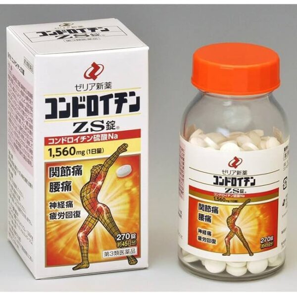 Viên uống hỗ trợ xương khớp Zeria ZS Chondroitin 1560mg (270 viên)