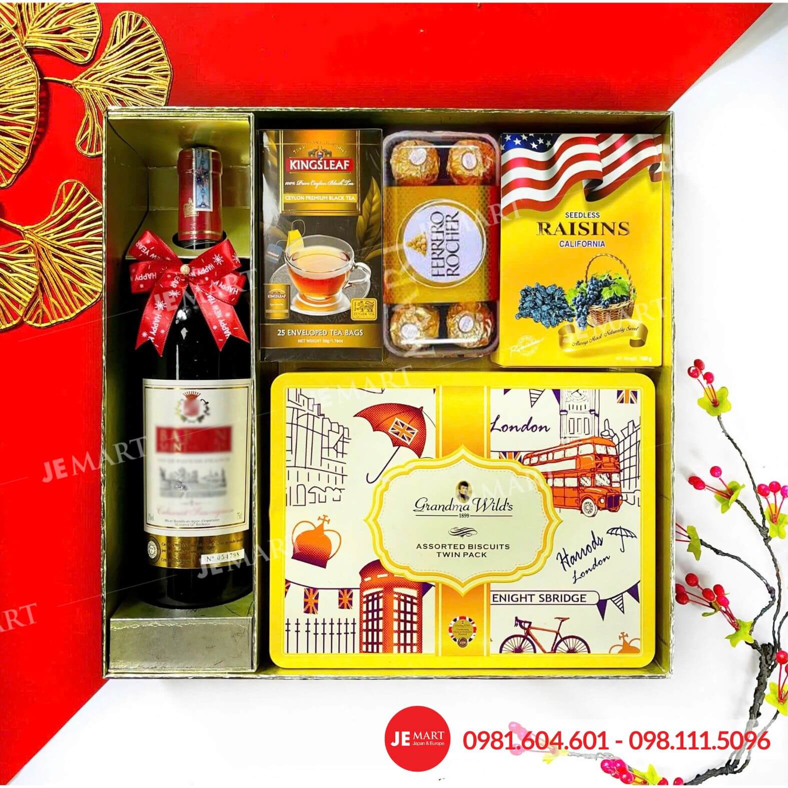 Hộp quà Tết 2026 HQ261019 1 Hộp quà Tết 2026 HQ261019