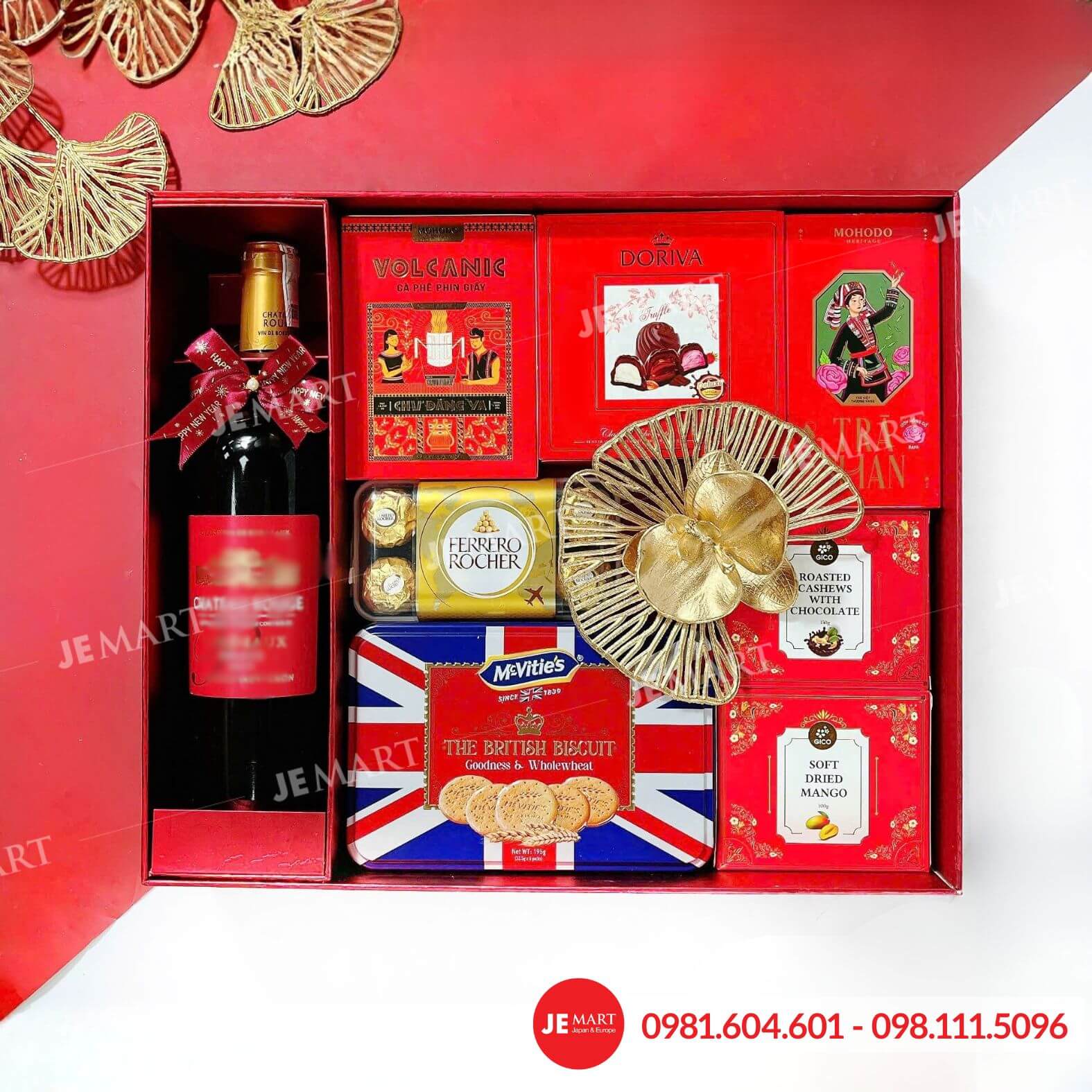 Hộp quà Tết 2026 HQ261090 1 Hộp quà Tết 2026 HQ261090