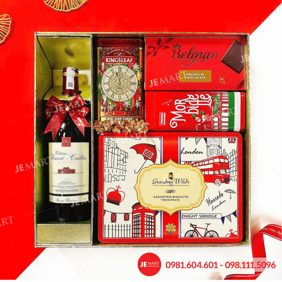 Hộp quà Tết 2026 HQ261254 1 Hộp quà Tết 2026 HQ261254