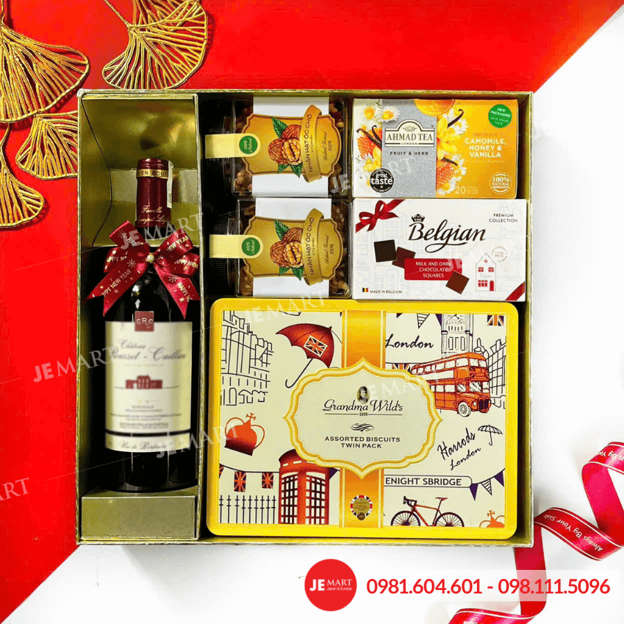 Hộp quà Tết 2026 HQ261294 1 Hộp quà Tết 2026 HQ261294