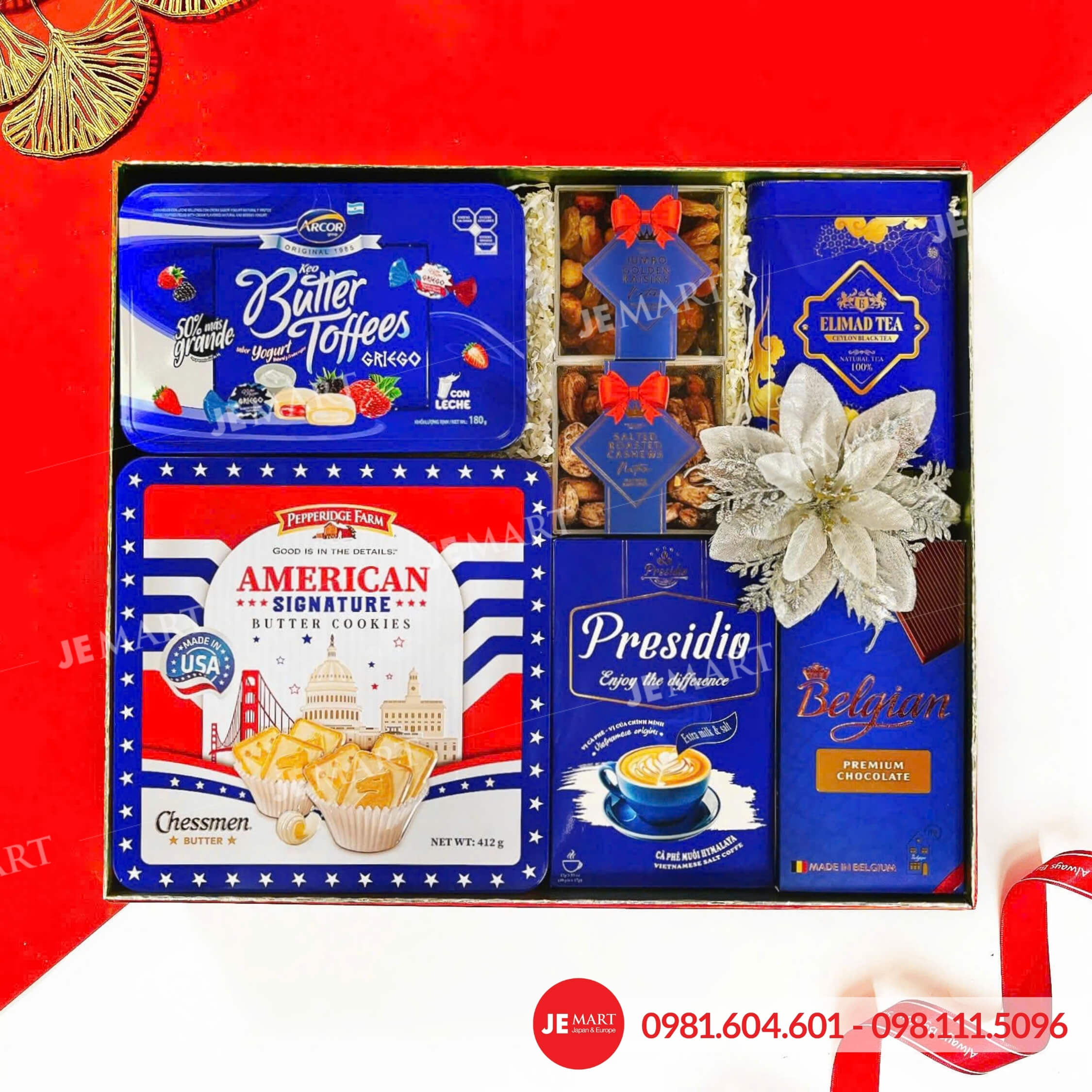 Hộp quà Tết 2026 HQ261300 1 Hộp quà Tết 2026 HQ261300