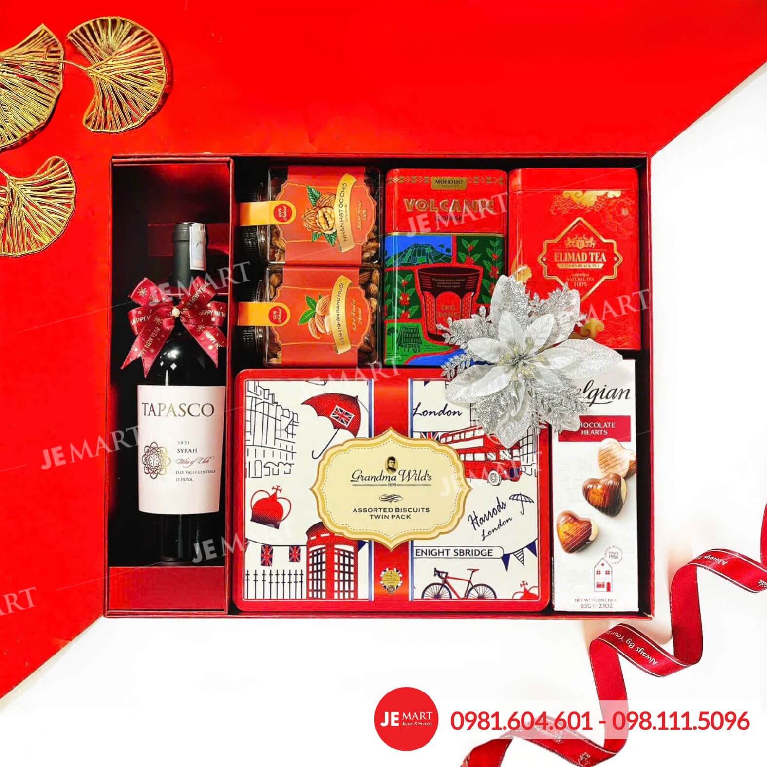 Hộp quà Tết 2026 HQ261456 1 Hộp quà Tết 2026 HQ261456