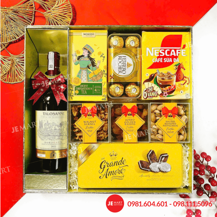 Hộp quà Tết 2026 HQ261539 1 Hộp quà Tết 2026 HQ261539