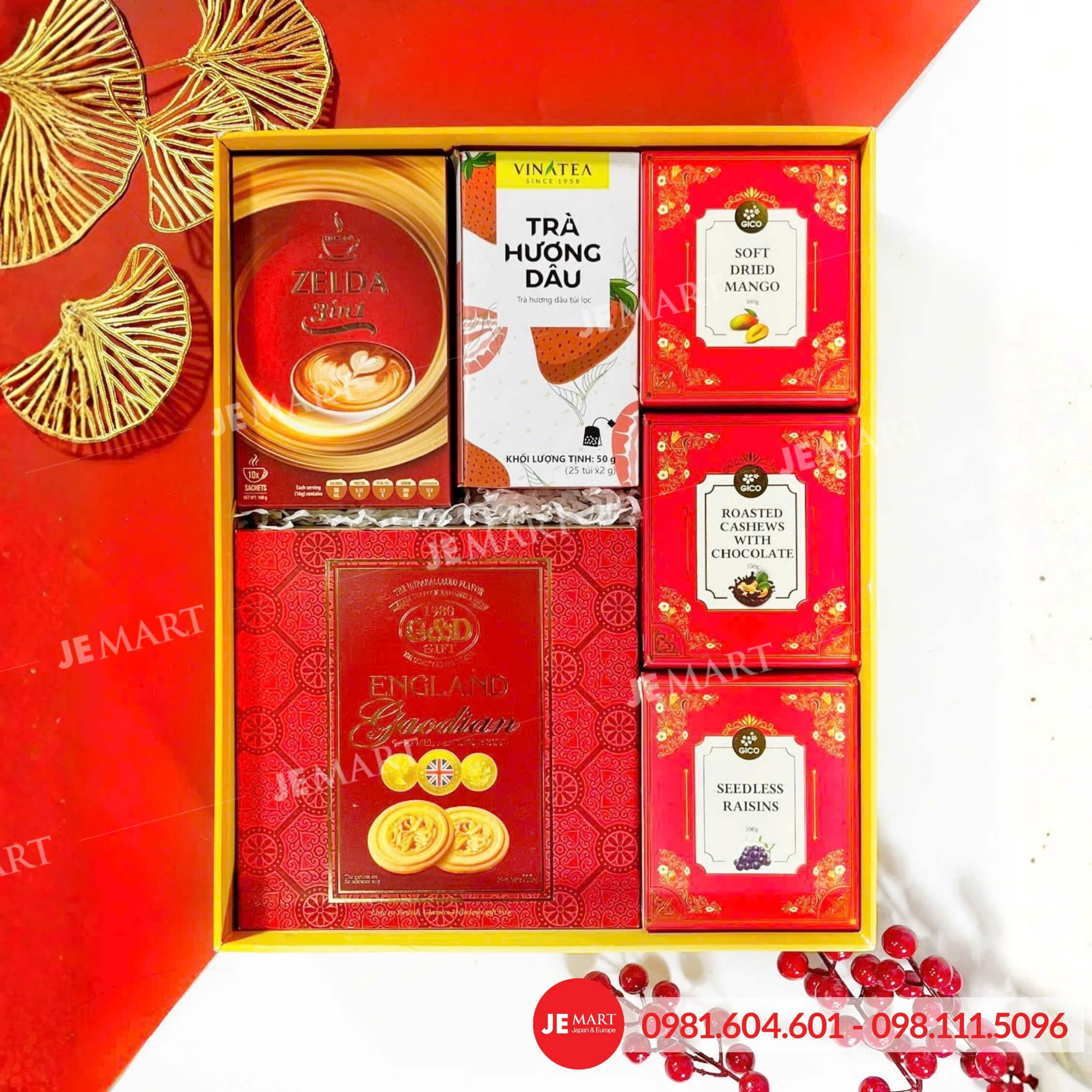 Hộp quà Tết 2026 HQ260425 1 Hộp quà Tết 2026 HQ260425