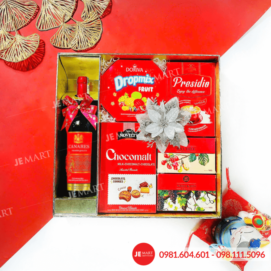 Hộp quà Tết 2026 HQ260469 1 Hộp quà Tết 2026 HQ260469