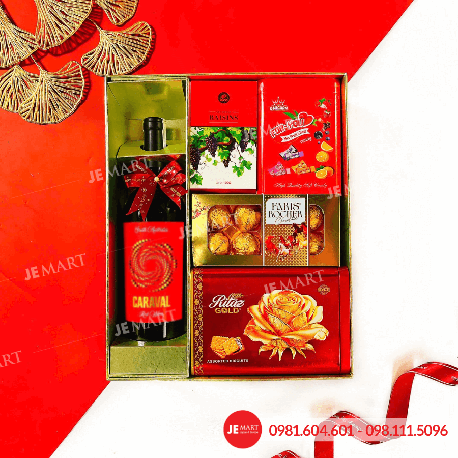 Hộp quà Tết 2026 HQ260496 1 Hộp quà Tết 2026 HQ260496