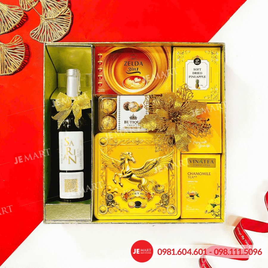 Hộp quà Tết 2026 HQ260574 1 Hộp quà Tết 2026 HQ260574