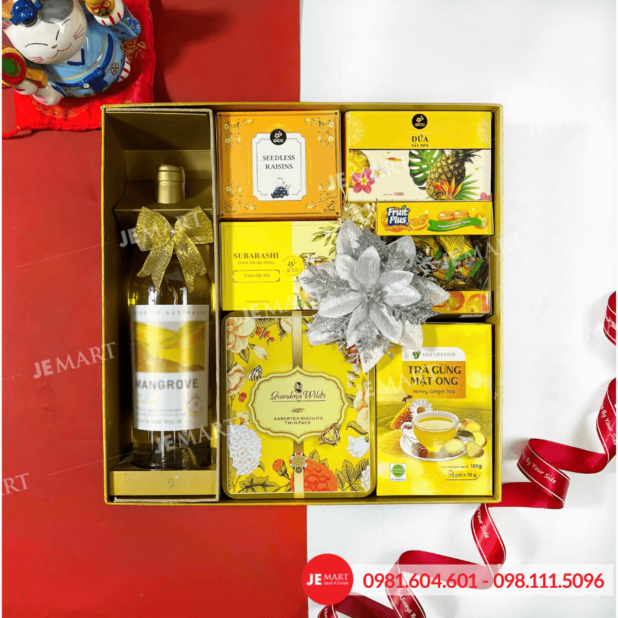Hộp quà Tết 2026 HQ260714 1 Hộp quà Tết 2026 HQ260714