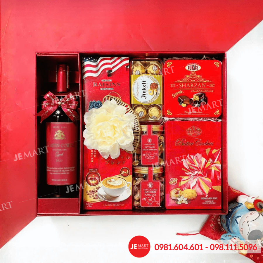 Hộp quà Tết 2026 HQ260716 1 Hộp quà Tết 2026 HQ260716