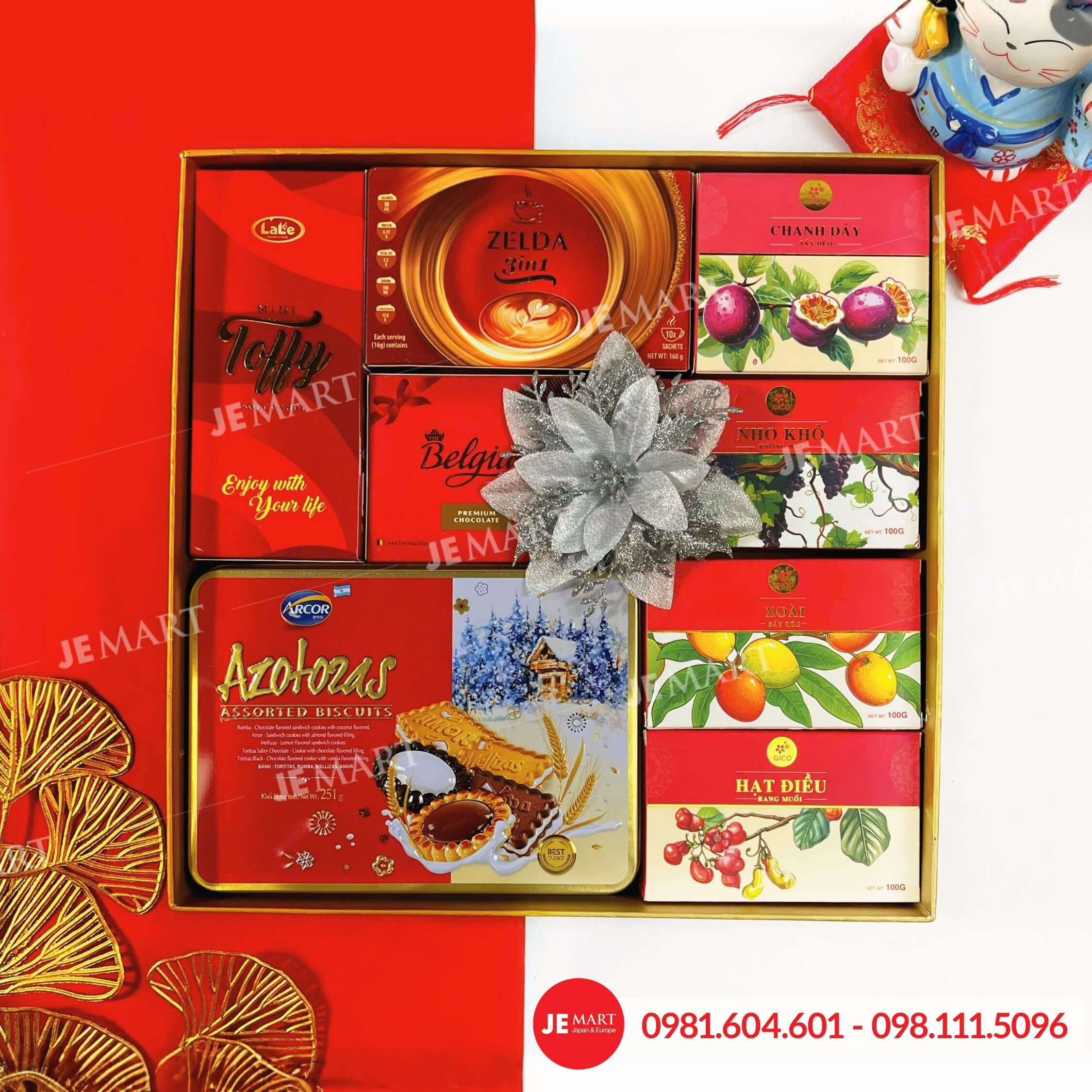 Hộp quà Tết 2026 HQ260718 1 Hộp quà Tết 2026 HQ260718