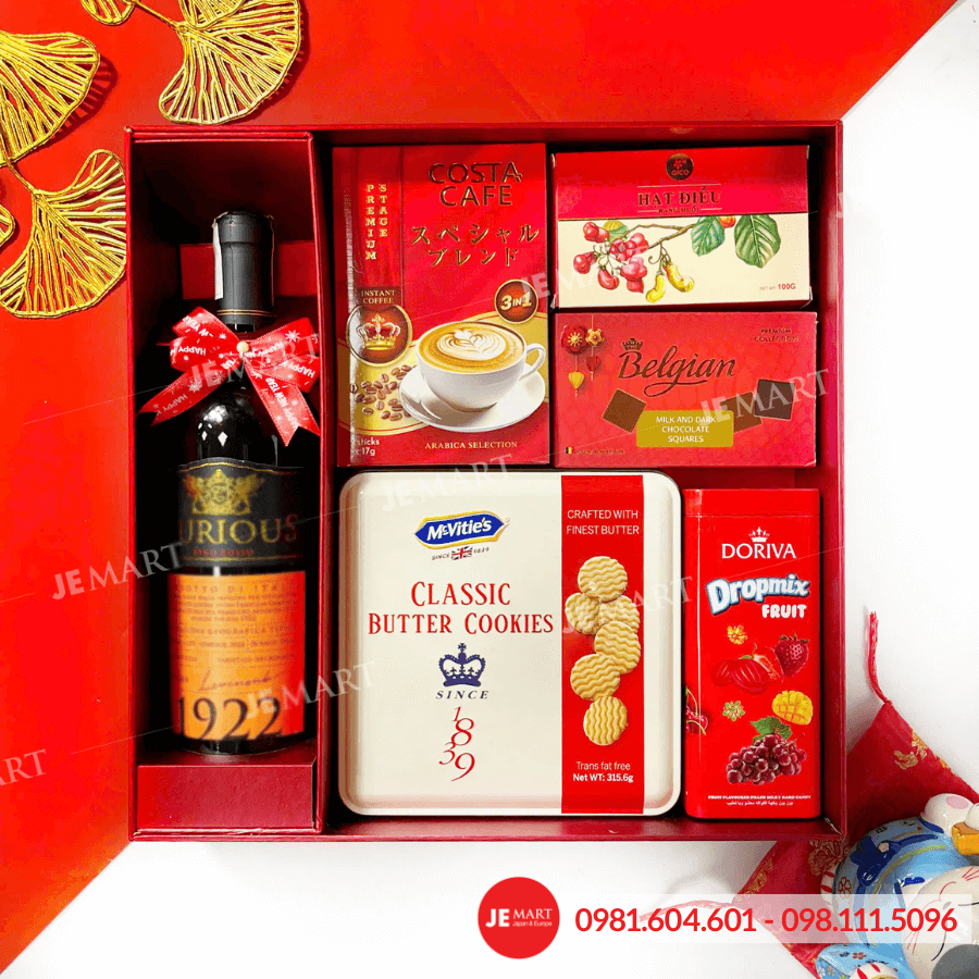 Hộp quà Tết 2026 HQ260772 1 Hộp quà Tết 2026 HQ260772