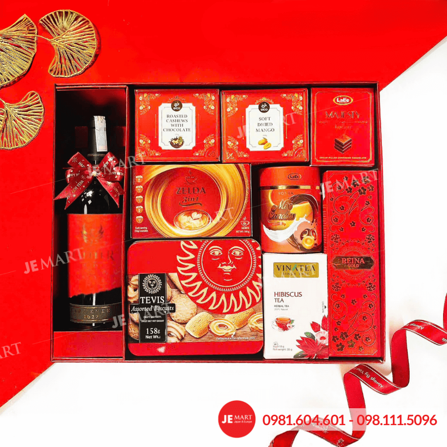 Hộp quà Tết 2026 HQ260806 1 Hộp quà Tết 2026 HQ260806