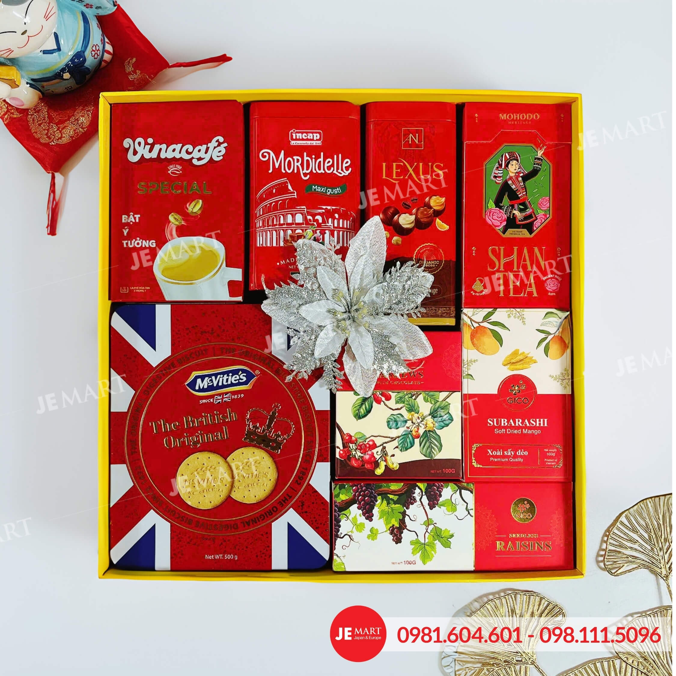 Hộp quà Tết 2026 HQ260808 1 Hộp quà Tết 2026 HQ260808